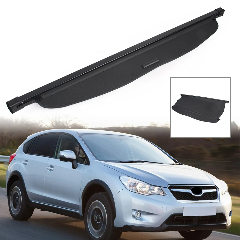 Auto Zadné Cargo Security Shield Tieni Chvost batožinového priestoru Kryt Čierny Pre Subaru Impreza XV 2012 2013 2014 2015 2016