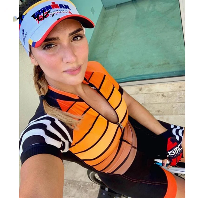 Letné dámske krátke rukávy cyklistické odevy lete anti-ultrafialové cyklistické odevy, rýchle sušenie obleky, športové odevy