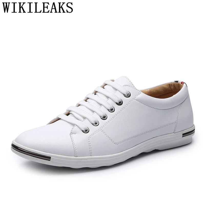 Luxusné Mužov Topánky Kožené Módne Biele Plus Veľkosť 48 Mens Návrhár Obuvi Značky Coiffeur Letná Obuv Muži Bežné Chaussure Homme