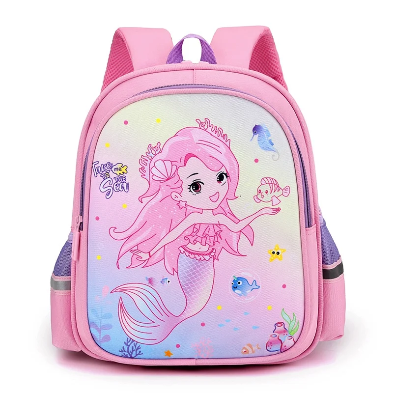 Stupeň 1-3 Anime Dievča Princezná Dúha Unicorn Morská Víla Malé Batohy Nové Deti Roztomilý Kreslený Predškolského Tašky Ľahký Hot